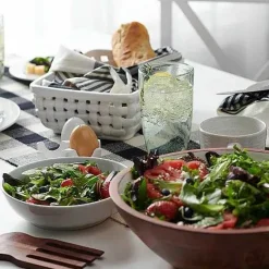 Food Network Acacia Wood Salad Bowl Set Dinnerware & Serveware