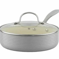 New Food Network Farmstead 14-Pc. Nonstick Ceramic Cookware Set Cookware & Bakeware