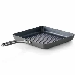 Best Food Network Hard Anodized 10-In. Square Grill Pan Cookware & Bakeware