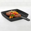 Online Food Network 9.8-In. Pre-Seasoned Cast-Iron Grill Pan Cookware & Bakeware