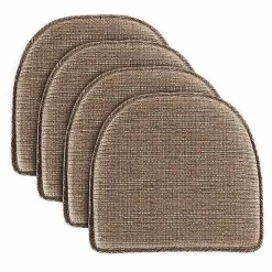 Clearance Food Network Kahuna Multi-Stripe Chair Pad 4-Pack Decorative Pillows & Chair Pads
