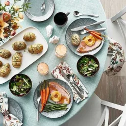 Food Network Metallic Twist Napkin Rings 4-Pk. Table Linens