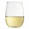 Hot Food Network Modesto 4-Pc. Stemless White Wine Glass Set Drinkware & Glassware