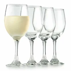 New Food Network Modesto 4-Pc. White Wine Glass Set Drinkware & Glassware