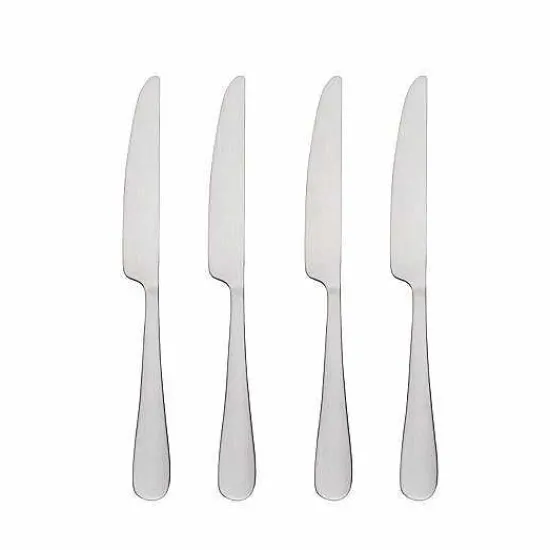 Best Food Network 4-Pc. Classic Silver Dinner Knife Set Flatware