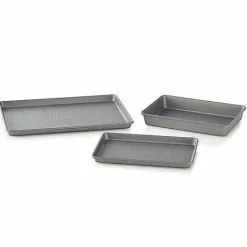 Discount Food Network 3-Pc. Essential Textured Bakeware Set Cookware & Bakeware