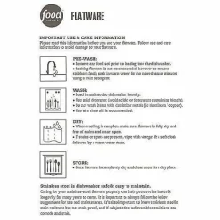 Best Food Network 4-Pc. Flat Iron Dinner Fork Set Flatware