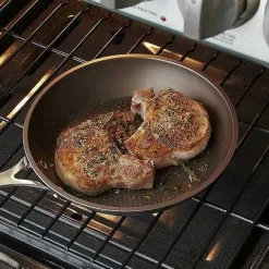 Outlet Food Network 14-Pc. Textured Titanium Nonstick Cookware Set Cookware & Bakeware