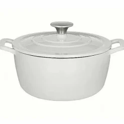 New Food Network 5-Qt. Enameled Cast-Iron Dutch Oven Cookware & Bakeware