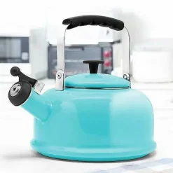 Outlet Food Network Rosie Whistling Tea Kettle Dinnerware & Serveware