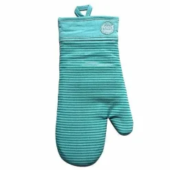 Hot Food Network Stripe Silicone Oven Mitt Kitchen Linens