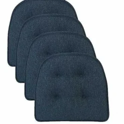 Sale Food Network The Gripper Max Tufted Chair Pad 4-Pk. Decorative Pillows & Chair Pads