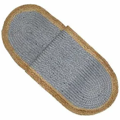 Outlet Food Network Two-Toned Braided Jute Table Runner 54 Table Linens