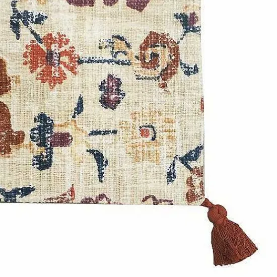 Outlet Food Network Vintage Rug Pring Placemat With Tassels Table Linens
