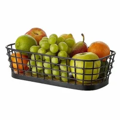 Sale Food Network Wire & Wood Basket Dinnerware & Serveware